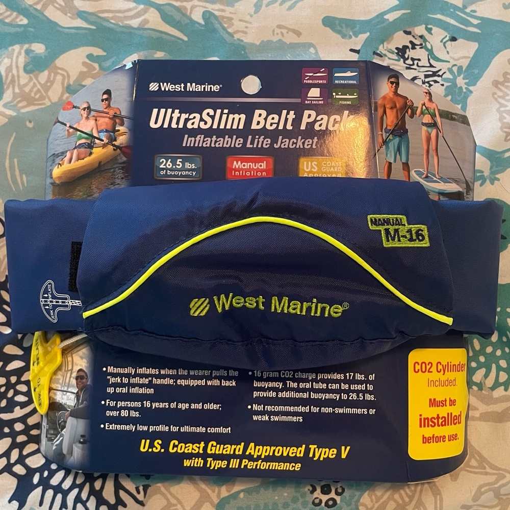 West Marine Inflatable Life Jacket